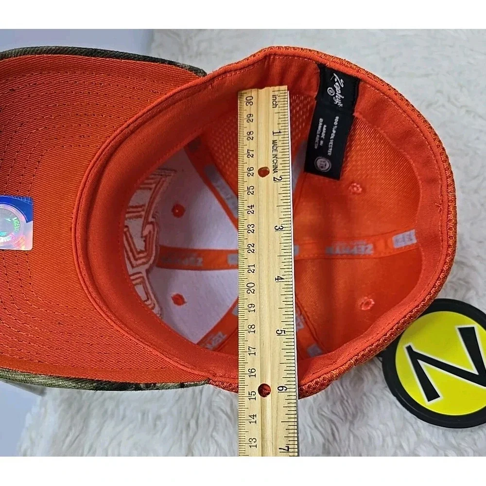 Zephyr Oklahoma State Cowboys Flex Fit Youth Kids‎ Hat Cap Camo Hunting Orange